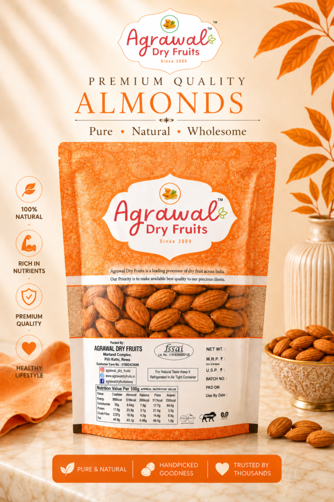 Agrawal Dry Fruits- California Almonds