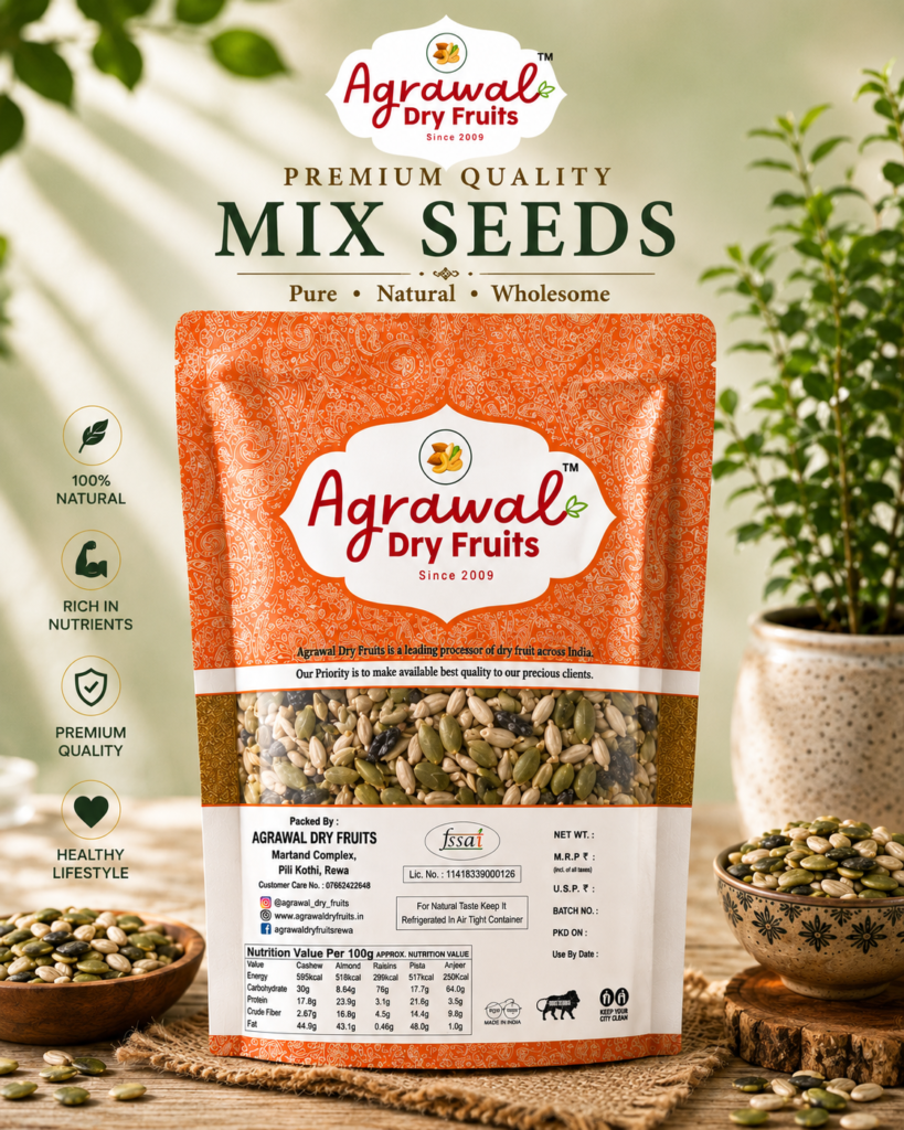 Agrawal Dry Fruits-Premium Seeds Mix 250GM