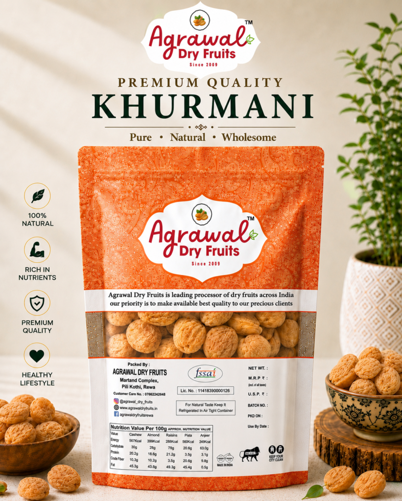 Agrawal Dry Fruits-Khurmani 250gm